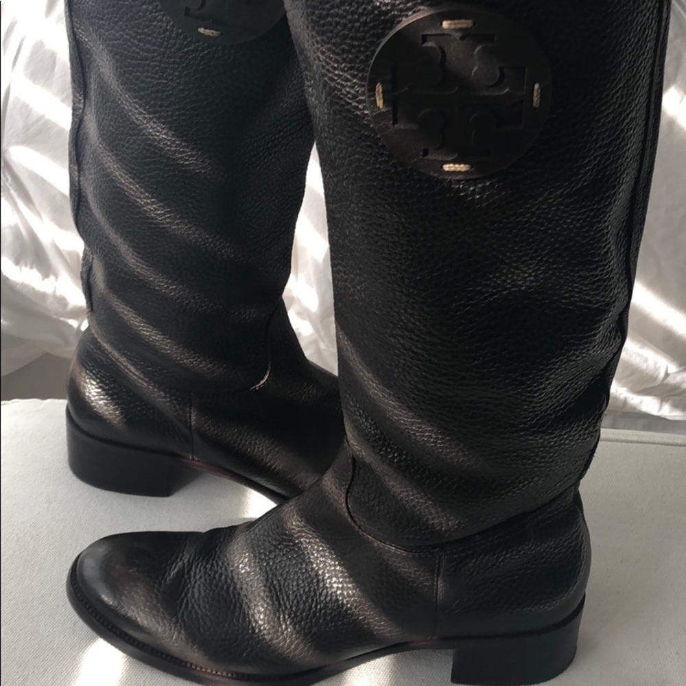 Tory Burch Brown Leather Boots
